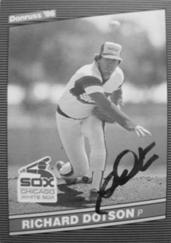Richard Dotson MLB Baseball