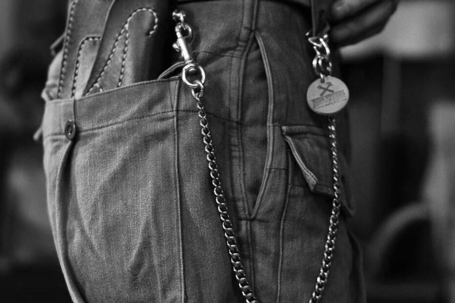 biker chains motorcycle