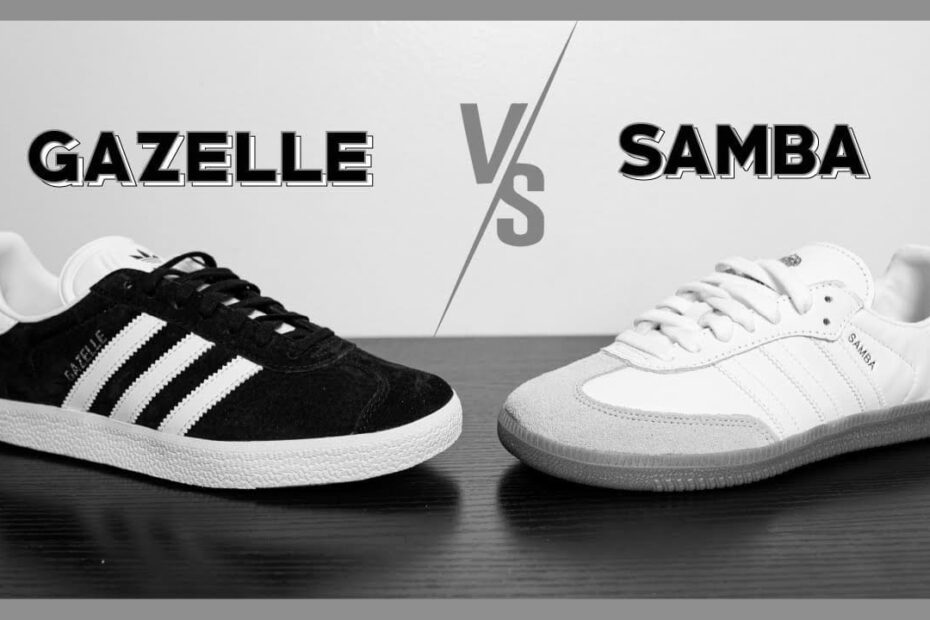 Comparison of Adidas Samba and Gazelle