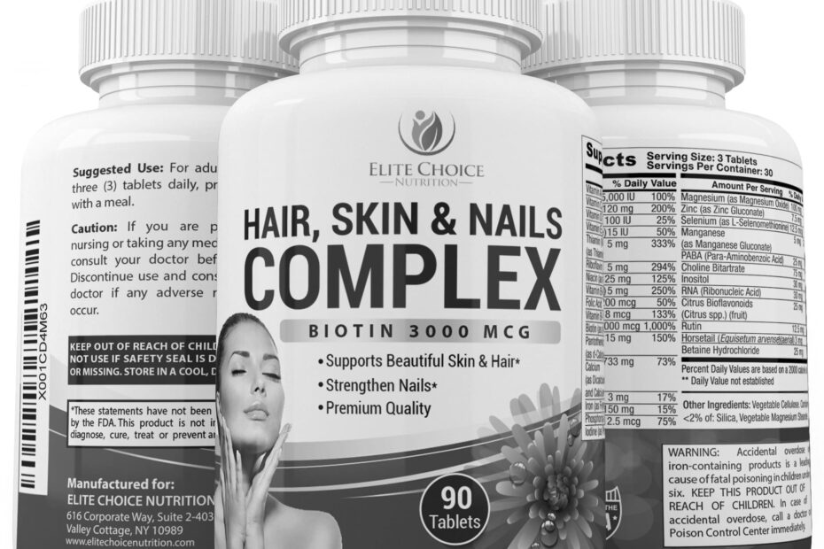 Essential Vitamins for Healthy Hair, Skin, Nails