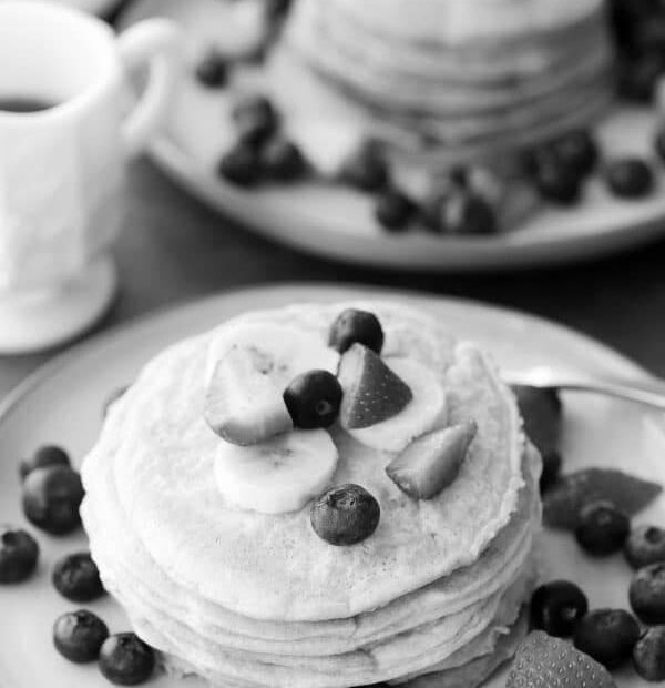 Healthy Breakfast Protein Powder Pancakes