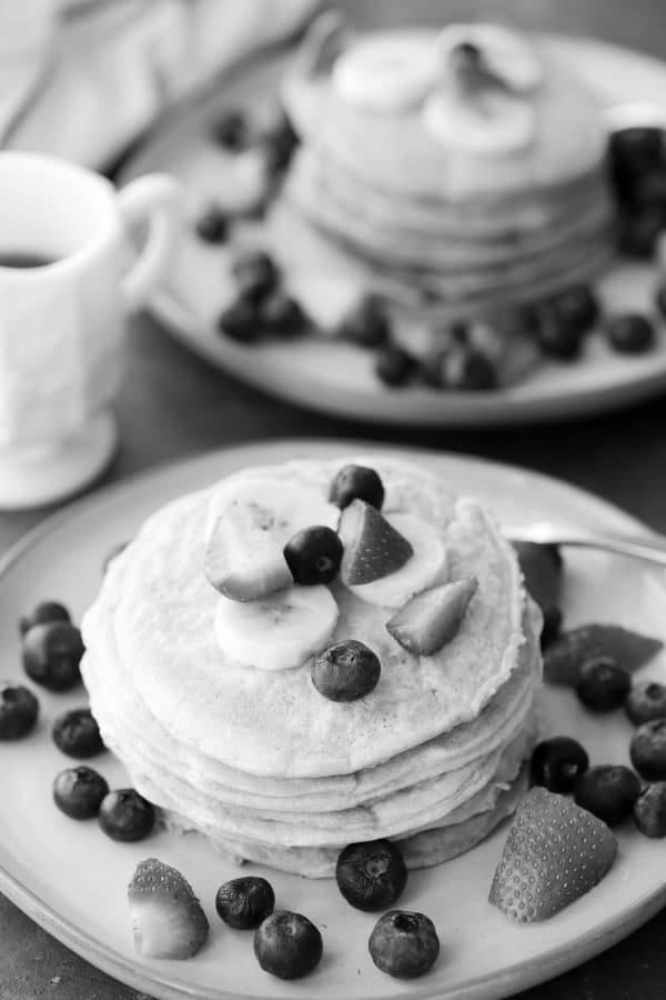 Healthy Breakfast Protein Powder Pancakes