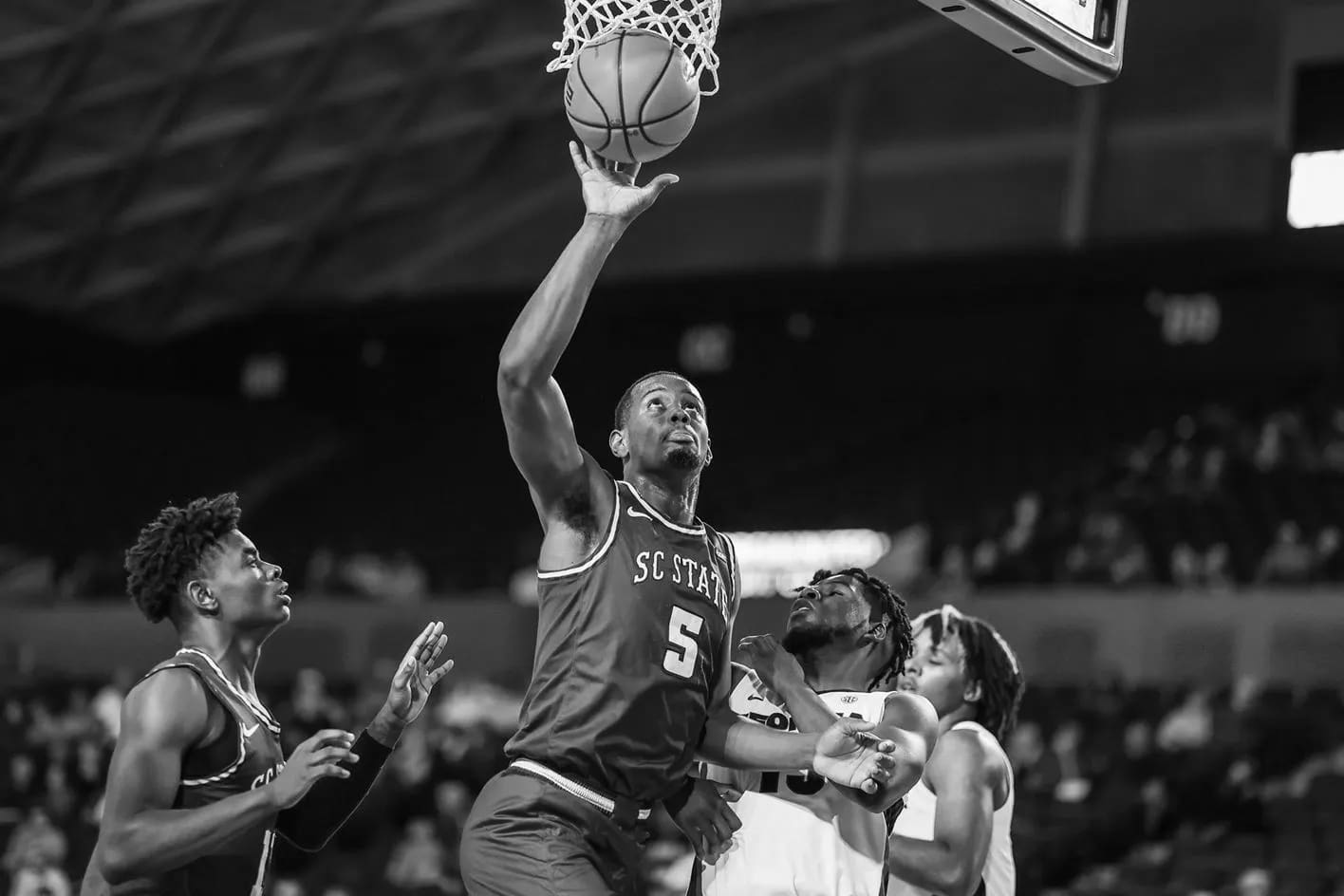 South Carolina State Basketball Player Mount Rushmore
