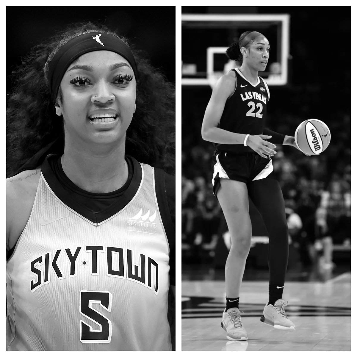 A'ja Wilson vs Angel Reese
