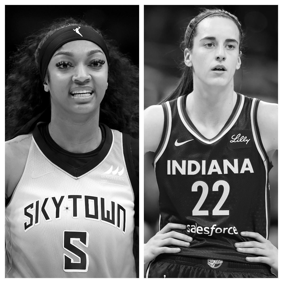 Angel Reese vs Caitlin Clark