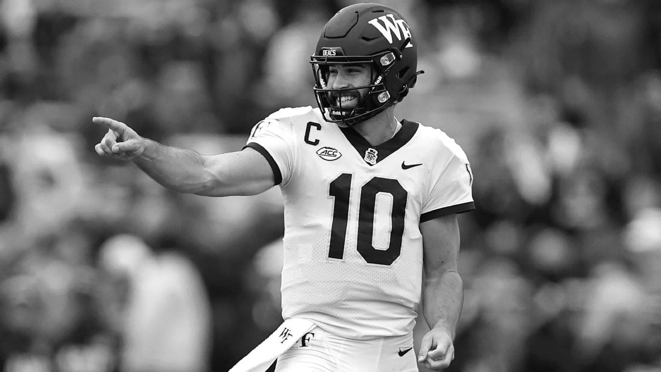Wake Forest Demon Deacons Football Player Mount Rushmore