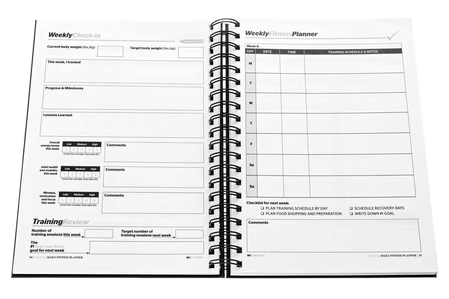 Best Fitness Planners