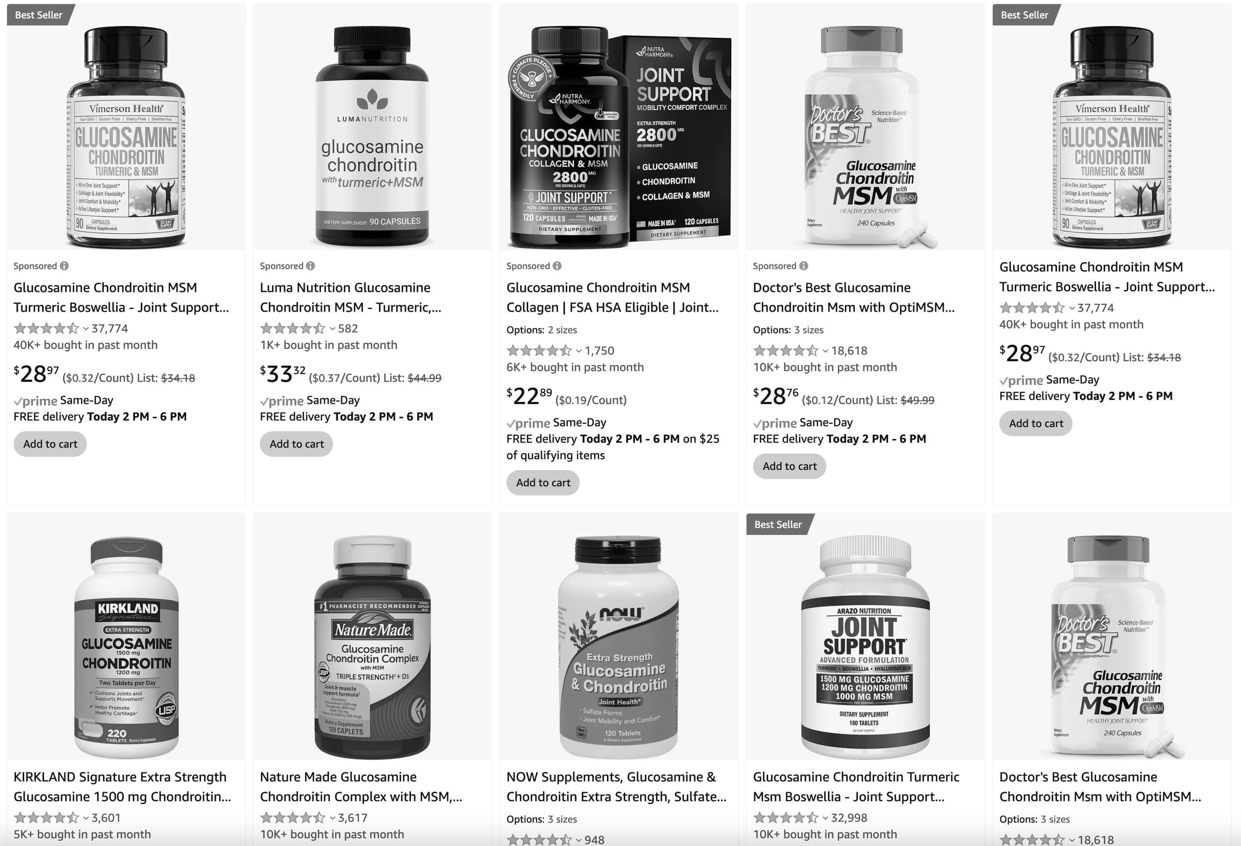 Best MSM Nutritional Supplements