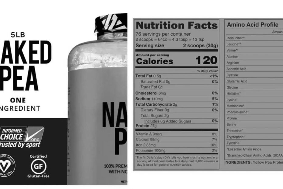 Best Sports Nutrition Pea Protein Powders
