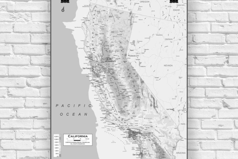 Best Waterproof California Maps