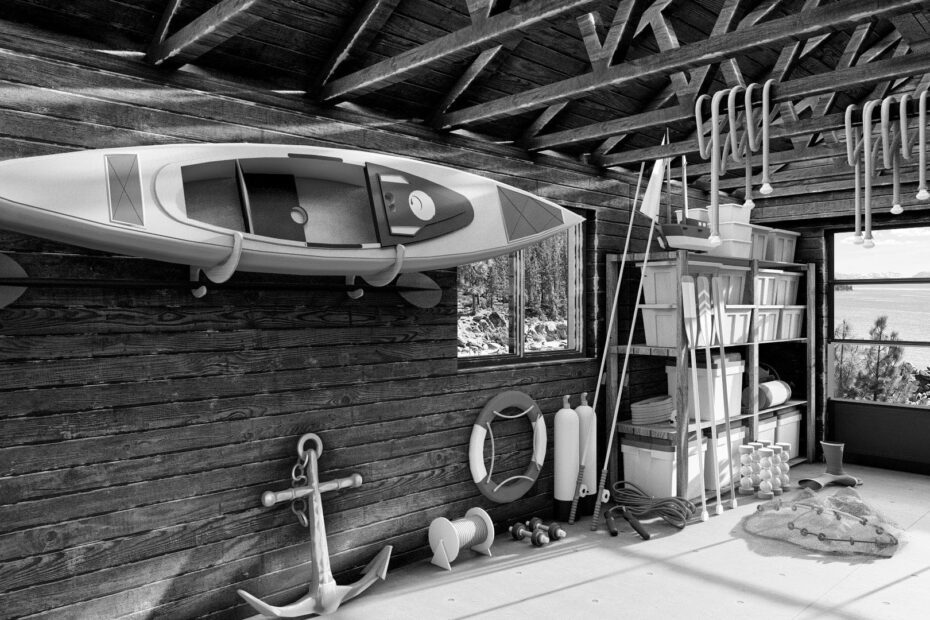 Indoor Kayak Storage