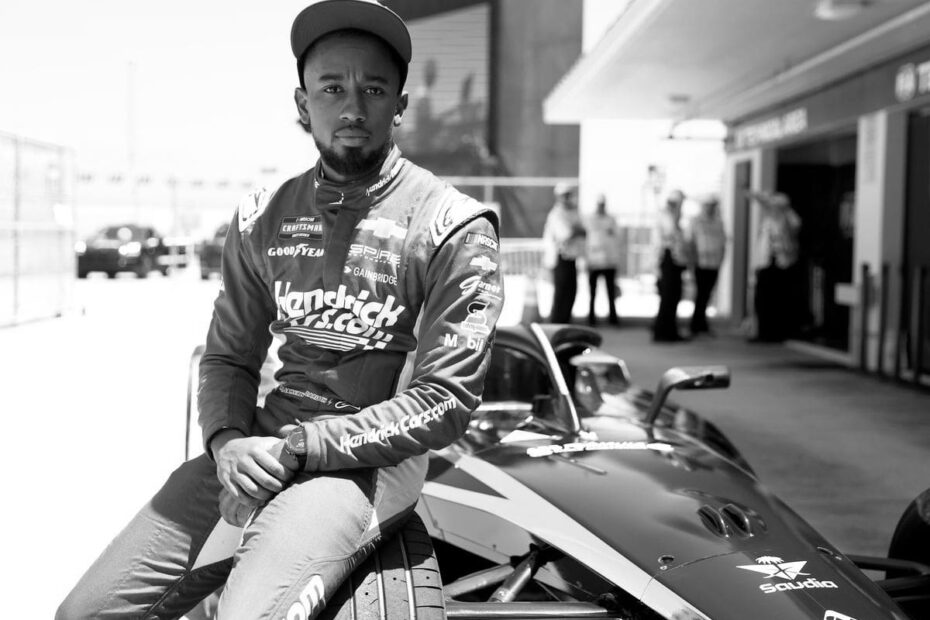 Rajah Caruth Race Car Driver