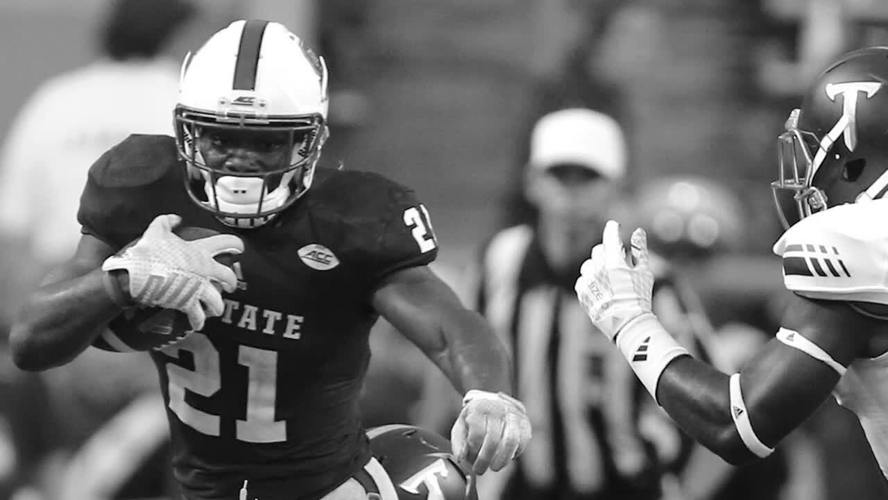 Shadrach Thornton college football running back