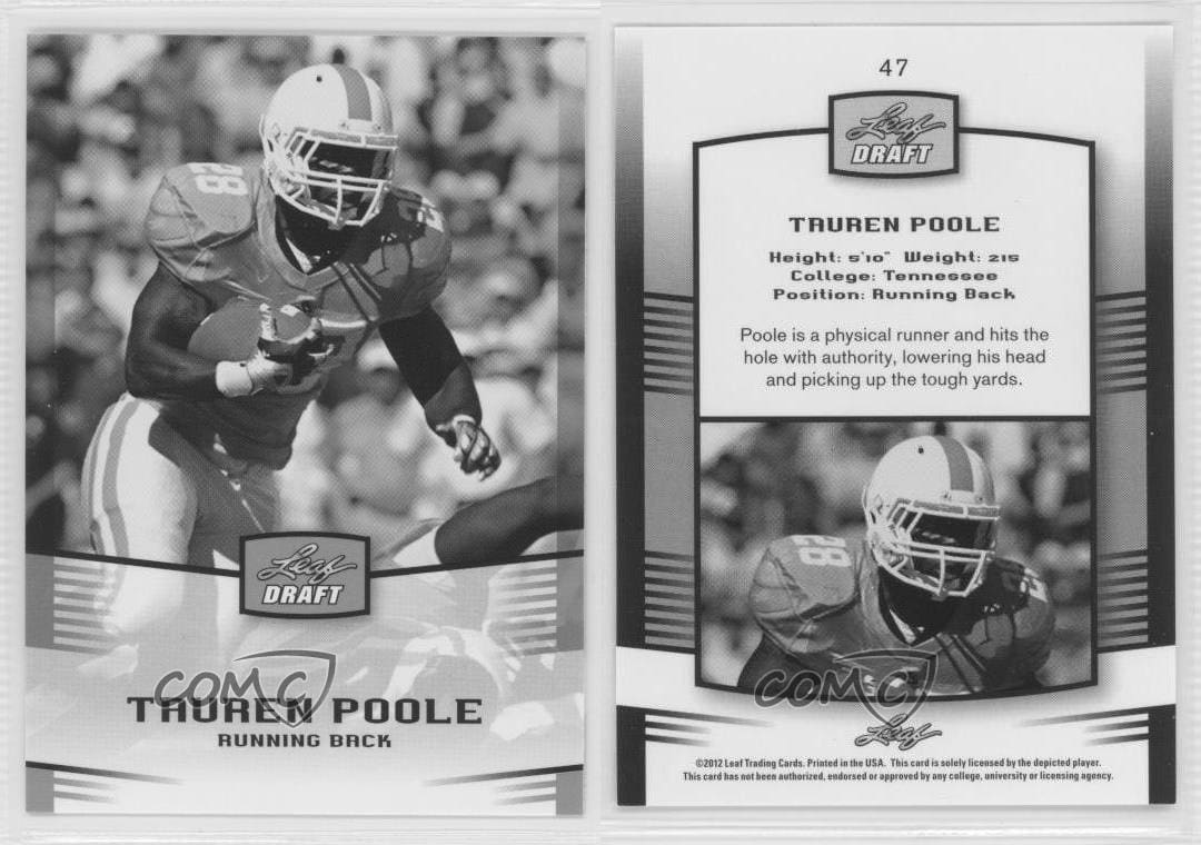 Tauren Poole college football running back